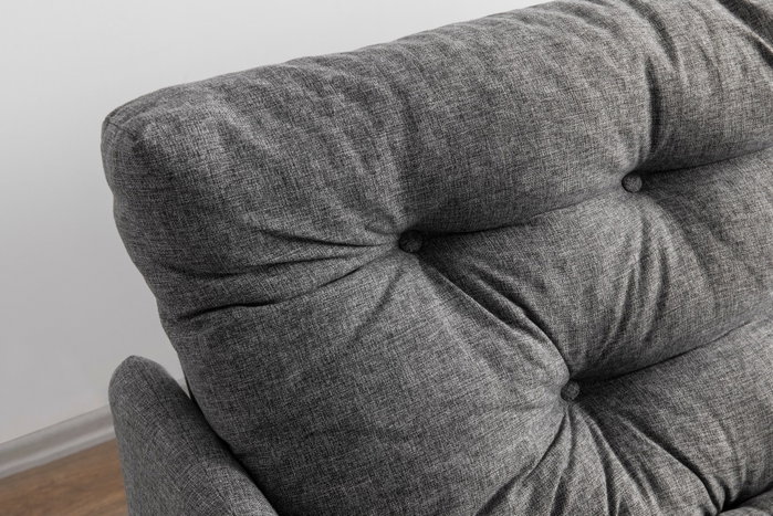 Atelier Del Sofa Renge - Sofá cama de 3 plazas Gris claro